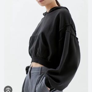 Urban outfitters Charlyee Cropped Hoodie Sweatshirt